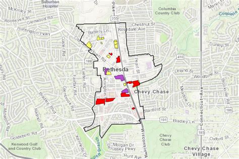 Downtown Bethesdas Development Boom Mapped Curbed Dc