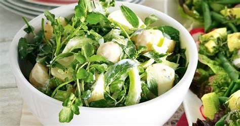 Potato And Celery Salad With Yoghurt Dressing