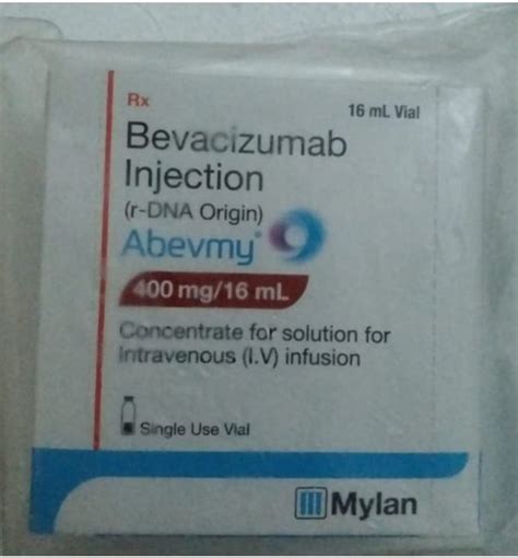 Mylan Abevmy 400mg16ml Bevacizumab Injection Storage 2 8 C At Rs