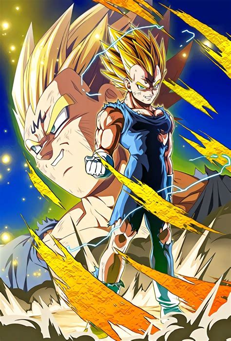 Majin Vegeta Poster Final Explosion Art Dragon Ball Z New Usa