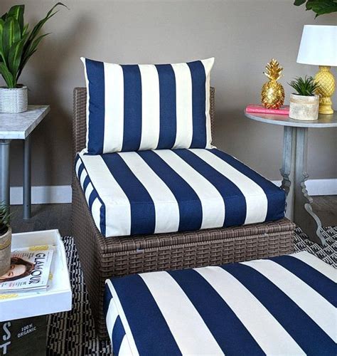 Cabana Stripe Patio Cushions Patiosetone