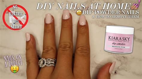 If you're a new nail technician, you may be wondering how to start building your kit and what needs to go into it. HOW TO DO YOUR OWN NAILS AT HOME AND MAKE THEM LOOK GOOD: DIY Dip Powder Nails - YouTube