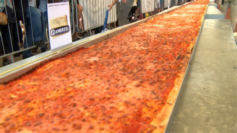 Italy Serves Up Worlds Longest Pizza Nbc News