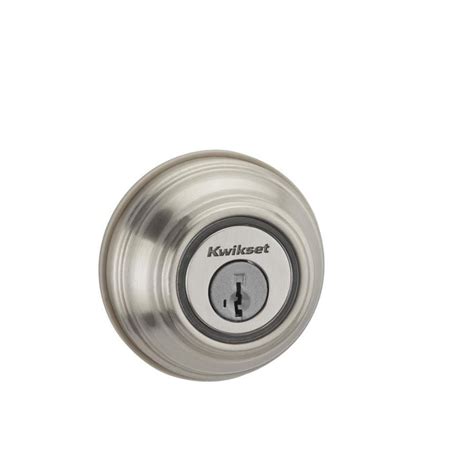 Shop Kwikset Kevo Smartkey Satin Nickel Single Cylinder Motorized