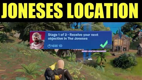 Receive Your Next Objective From The Joneses Fortnite Joneses