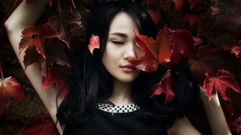 Download Woman Asian Hd Wallpaper By Jeff Huang