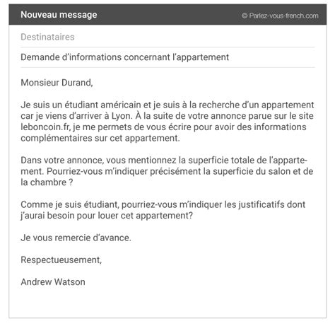 Comment écrire Un E Mail Formel Parlez Vous French