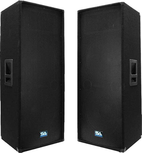 Buy Seismic Audio Speakers Pair Of Dual 15” Speakers Padj Speakers