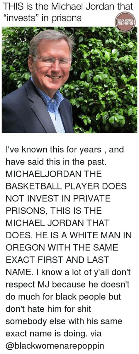 Does Michael Jordan Have Investments In Prisons - Invest Walls