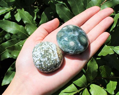 Ocean Jasper Hand Polished Stones Choose How Many Pieces A Grade