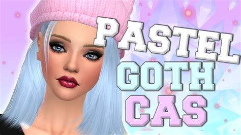 The Sims 4 Pastel Goth Cas Collab W Lyla Tanner Youtube