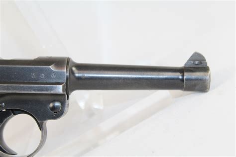 Wwi Wwii Weimar World War Luger Pistol 9mm Antique Firearms 018