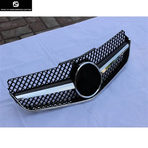 Racing Grills W207 C207 E350 Coupe Abs Car Front Bumper Mesh Grille For