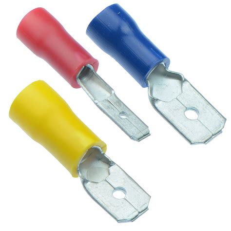 Male Insulated Crimp Connector Spade Electrical Connectors Terminals