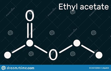 Ethyl Acetate Ethyl Ethanoate C4h8o2 Molecule It Is Acetate Ester