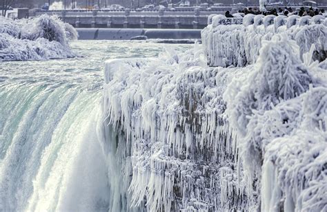 Almost Frozen Niagara Falls