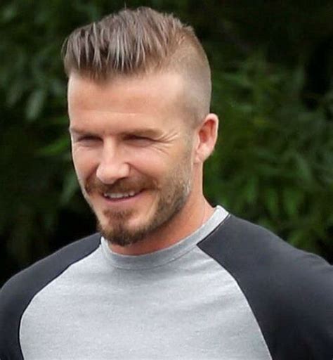 Slicked Back Undercut David Beckham