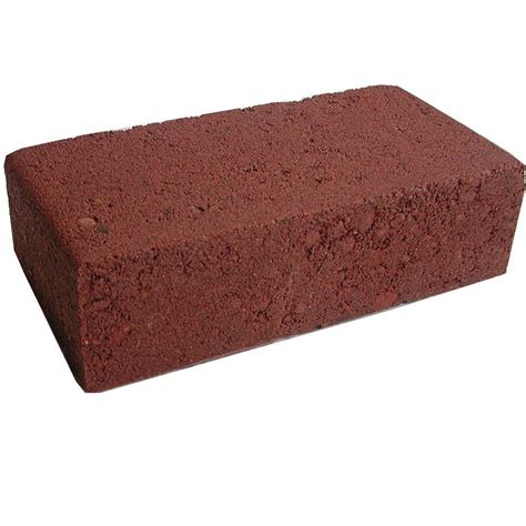 Oldcastle 2 In X 3 In X 7 In Smooth Red Concrete Brick 22330002
