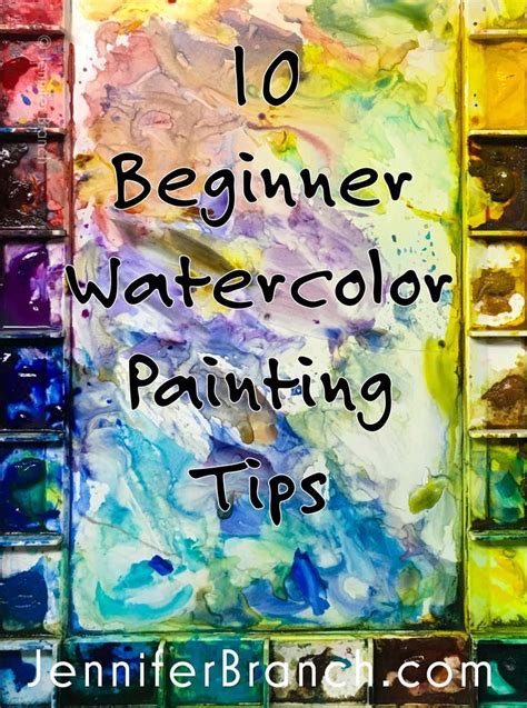 10 Beginner Watercolor Painting Tips Watercolor Painting Lesson