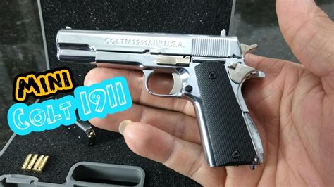 Mini Arma Colt 1911 Miniature Gun Youtube