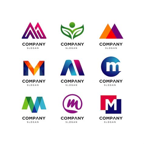 Premium Vector Collection Of Letter M Logo Design Templates