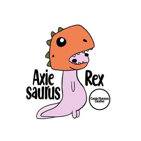 Axolotl Dinosaur Mugs Axiesaurus Rex Etsy