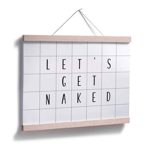 Poster Mit Raster Let S Get Naked Wall Art Fr