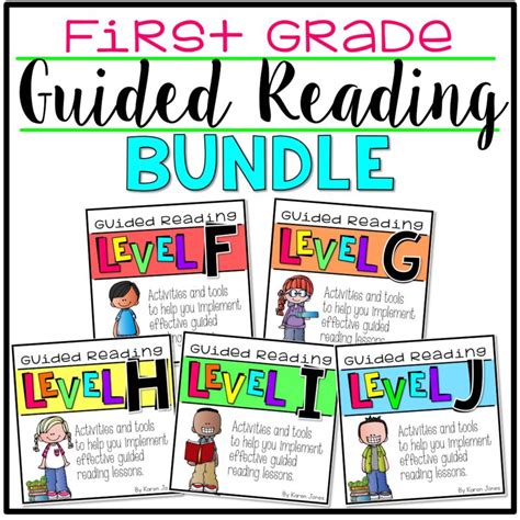 1st Grade Guided Reading Curriculum Bundle Levels F J Mrs Joness Class