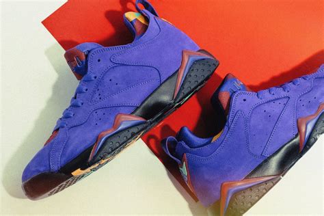 Buy The Air Jordan 7 Low Nrg Pack Bordeaux Taxi And Bright Concord Here •