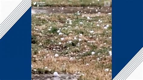 Video Severe Storms Bring Large Hail In Texas Abc News