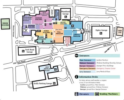 Abington Hospital Location And Parking Guide Map Abington Jefferson