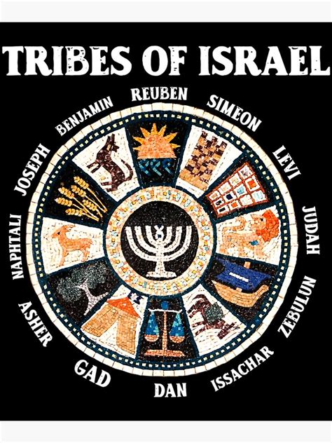 12 Twelve Tribes Of Israel Hebrew Israelite Judah Jerusalem Premium
