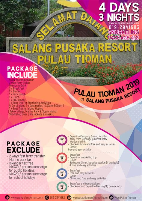All you have to do is choose one to make your tioman island trip fantasy a reality. Pakej Percutian 4 Hari 3 Malam Ke Pulau Tioman (Package 2 ...