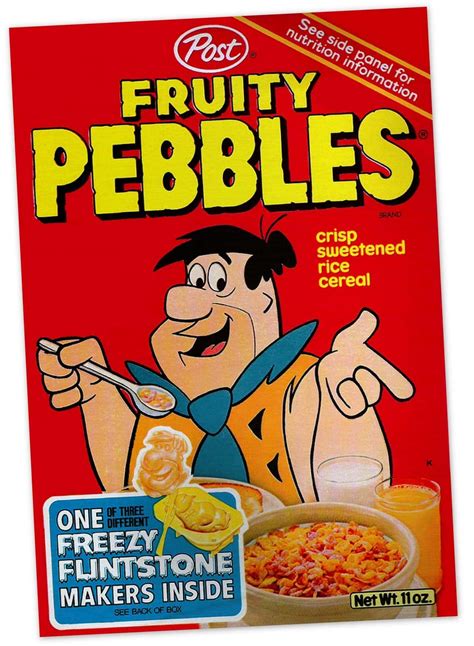 How The Flintstones Helped Debut Fruity Pebbles And Cocoa Pebbles Cereals