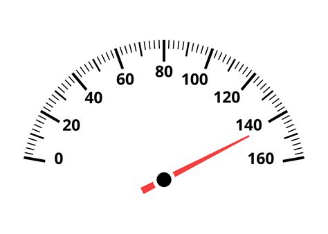 Speedometer Vector Isolated On White Background 16730187 Vector Art At