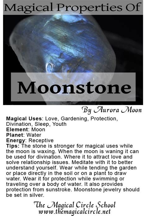 The Magical Properties Of Moonstone Created By Aurora Moon For The