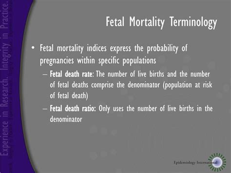 Ppt Epidemiology Of Infant Mortality Powerpoint Presentation Free Download Id4711177