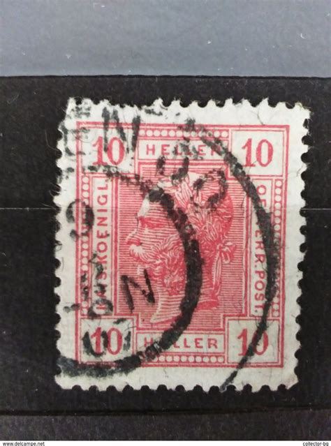 Rare Austria Empire 10 Heller 1900 Used Stamp Timbre For Sale On