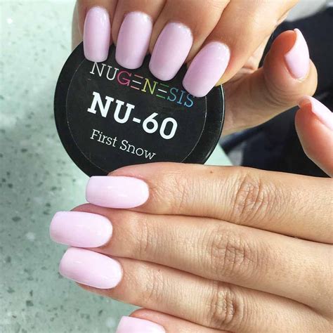 The application method and the paint itself probably do a bit of damage to your fingernails, dehydrating them and disrupting their natural barrier. This warm white pinkish hue of nail dipping powder is ...