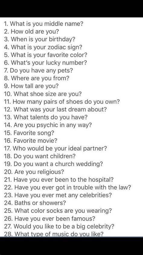 Pin By Daisy On Thoughts Questions To Get To Know Someone Fun