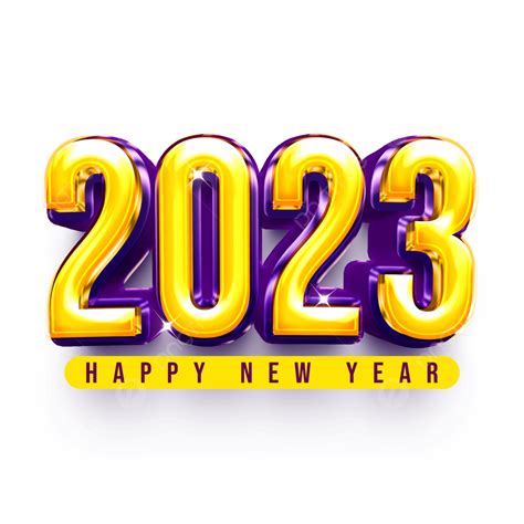 새해 2023 3d 서예 행복한 2023 새해 2023 새해 복 많이 받으세요 2023 Png 일러스트 및 Psd 이미지