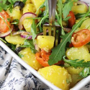 Mediterraner Kartoffelsalat Frisch Und Lecker Dailyvegan Low Carb Keto Potato Salad Tapas