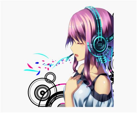 Anime Animegirl Headphones Music Anime Girl With Headphones
