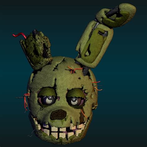 Blender Springtrap New Head By Infernoartsblender On Deviantart