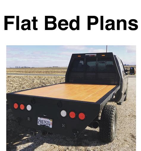 Diy Flatbed Plans Etsy In 2021 Custom Flatbed Custom Truck Beds