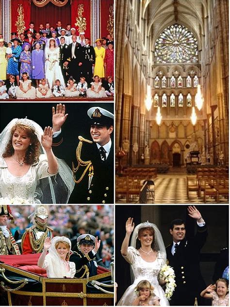 The 1986 royal wedding of prince andrew and sarah ferguson looking back on their big day, after their daughter tied the knot on friday. A royal wedding history : Andrew, Edward, Charles and ...