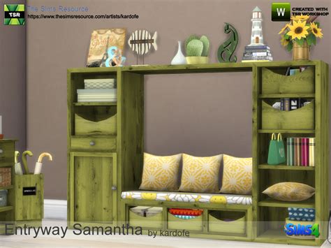 Sims 4 Ccs The Best Entryway Samantha By Kardofe