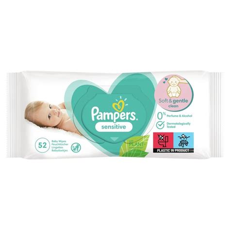 Pampers Sensitive Baby Wipes Ocado