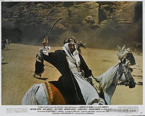 Lawrence Of Arabia Lobby Card With Alec Guinness