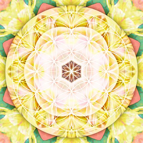 Flower Of Life Mandala 7 Artwork By Atmaranew World Creations
